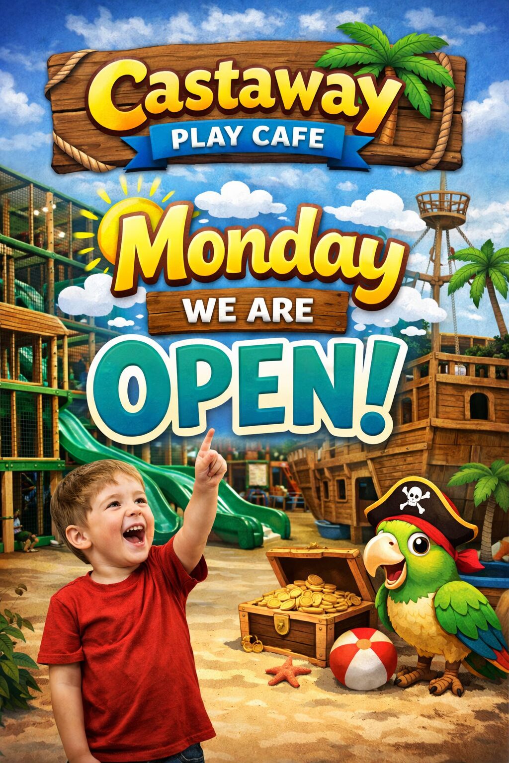 Castaway Play Open on Mondays Castaway Play Open on Mondays