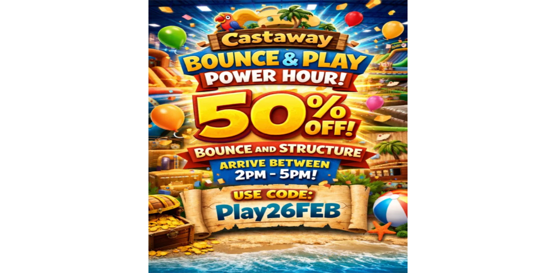 Castaway Play Power Hour for 2026 Castaway Play Power Hour for 2026